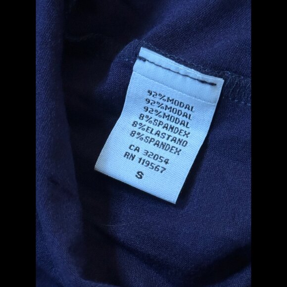 Rachel Pally Dress Small Blue Purple A Line Long Sleeve Modal Maxi Fabric Stretc - Picture 7 of 7